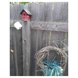 Fence Decorations - Butterflies & Bird Houses Fence Decorations - Butterflies & Bird Houses