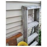 Wood Outdoor Chair, Aluminum Ladder, Etc Wood Outdoor Chair, Aluminum Ladder, Etc