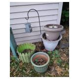 Yard Decor - Bench, Pots, Etc Yard Decor - Bench, Pots, Etc
