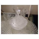 Crystal & Glass Dish Lot Crystal & Glass Dish Lot