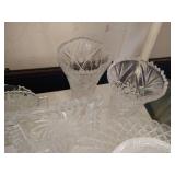 Crystal & Glass Dish Lot Crystal & Glass Dish Lot