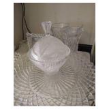 Crystal & Glass Dish Lot Crystal & Glass Dish Lot