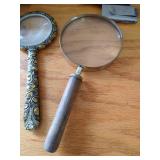 Misc Lot - Magnifying Glasses, Knife, Etc Misc Lot - Magnifying Glasses, Knife, Etc