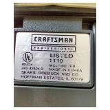 Craftsman Multi-Meter & Book Craftsman Multi-Meter & Book