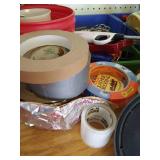Huge Garage Lot - Tapes, Fans, Lights, Etc Huge Garage Lot - Tapes, Fans, Lights, Etc