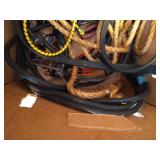Box of Hoses, Bungee Cords, Straps, Etc Box of Hoses, Bungee Cords, Straps, Etc