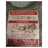 Snatch Block, Pulleys, Rope, Etc Snatch Block, Pulleys, Rope, Etc