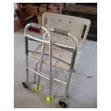 Shower Chair & 2-Wheel Walker Shower Chair & 2-Wheel Walker