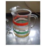 (4) Glass Pitchers (4) Glass Pitchers