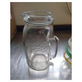(4) Glass Pitchers (4) Glass Pitchers