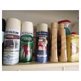 Shelf FULL of Products - Cleaning, Aerosols, Etc Etc Shelf FULL of Products - Cleaning, Aerosols, Etc Etc
