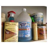Shelf FULL of Products - Cleaning, Aerosols, Etc Etc Shelf FULL of Products - Cleaning, Aerosols, Etc Etc