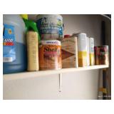 Shelf FULL of Products - Cleaning, Aerosols, Etc Etc Shelf FULL of Products - Cleaning, Aerosols, Etc Etc
