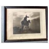 (2) Vintage Pictures & Painted Saw (2) Vintage Pictures & Painted Saw