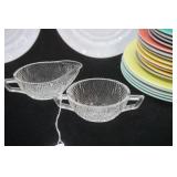 Vintage Hazel Atlas Dinnerware in 2 Shapes; Starlight ad Ovide