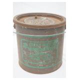 Vintage Galvanized Minnow Bucket, Rod Holder Shelf, Fishing Books
