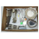 Vintage Silverplate Flatware, Serving Dishes, and Tray