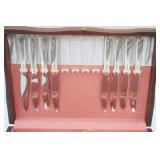 Oneida Silverware Chest & 36 pieces