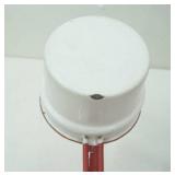Vintage Enamelware with Red Trim, Wash Pan & Double Boiler
