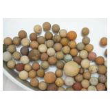Antique Clay Marbles (94ct)