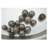 Vintage Steel Marbles (15ct)