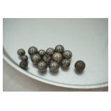 Vintage Steel Marbles (15ct)