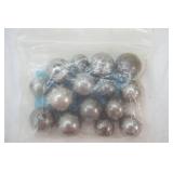 Vintage Steel Marbles (15ct)