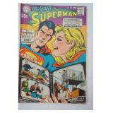 Vintage DC Comic GIANT SUPERMAN #212. 1968