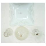 Vintage Glass Lamp Shades Variety