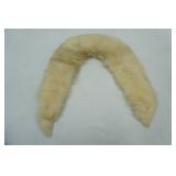 Fox fur collar