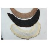3 fur collars