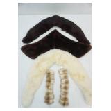 3 fur collars
