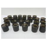 Decorative Metal Candle Holders (24ct)