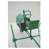 Green Metal Tractor Planter