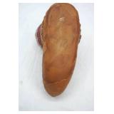 Vintage 1960s Leather Opanak Moccasin. Yugoslavia