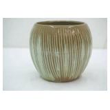 Vintage Frankoma Green Coconut Tiki Mug