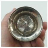 6" Black & Silver Metal Bud Vase