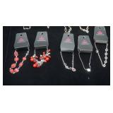 Paparazzi Jewelry Lot: 9ct NEW Red & Silver Toned