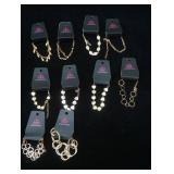Paparazzi Jewelry Lot: 10ct NEW Gold Toned