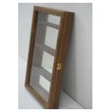 Mirrored Souvenir Spoon Cabinet