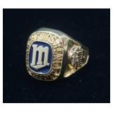 Vintage 1987 Minnesota Twins World Series Championship Ring