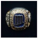 Vintage 1987 Minnesota Twins World Series Championship Ring