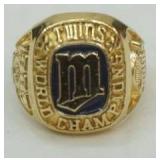 Vintage 1987 Minnesota Twins World Series Championship Ring