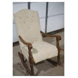 Vintage Rocking Chair (has been re upholstered)