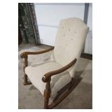 Vintage Rocking Chair (has been re upholstered)