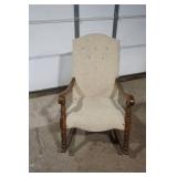 Vintage Rocking Chair (has been re upholstered)
