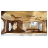 Wooden Hearts Storage Bench