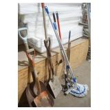 Shovels, Scoop, Small Rake, Squeegees, Mop