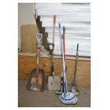 Shovels, Scoop, Small Rake, Squeegees, Mop