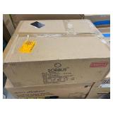 Sorbus 2 Pack Large Clear Plastic Storage Pull Out Fridge Drawer for fridge